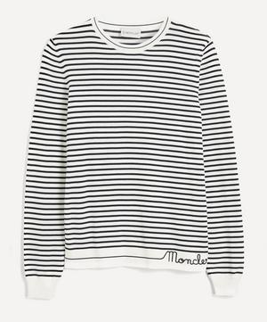 Moncler - Striped Cotton Sweater image number 0