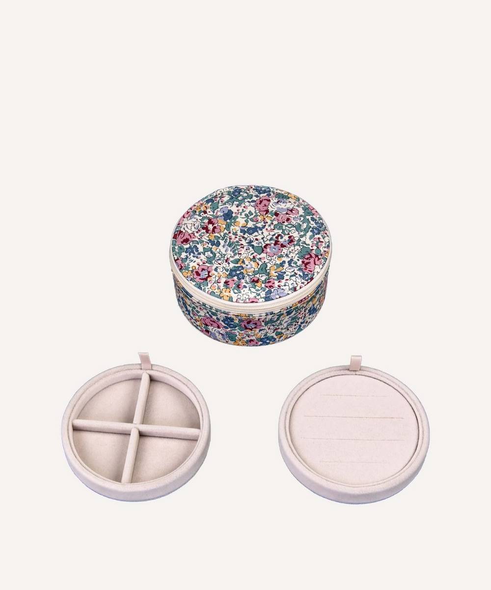 Bon Dep - Claire-Aude Tana Lawn™ Cotton Round Jewellery Box