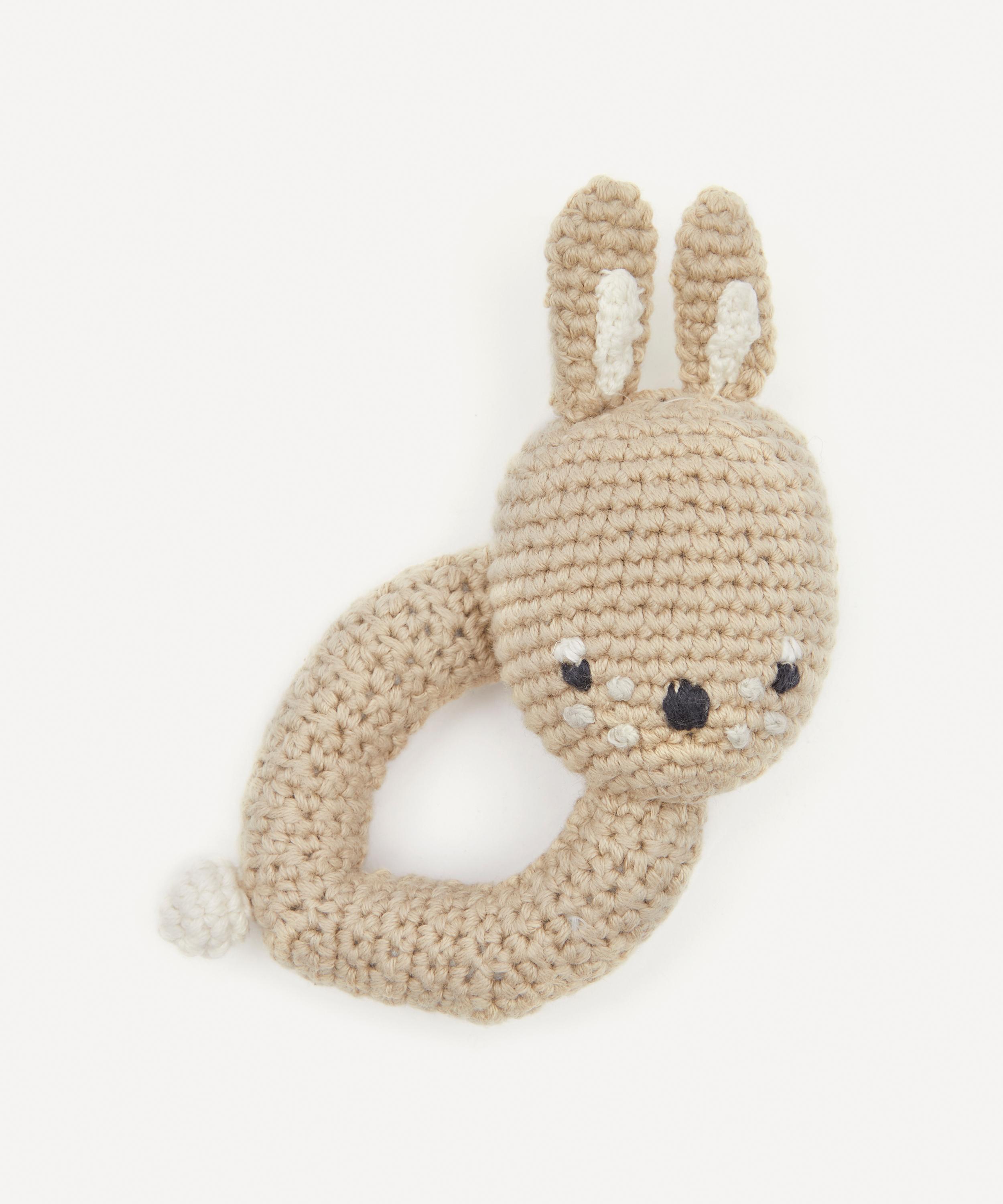 Sebra - Moonlight the Hare Crochet Rattle image number 0