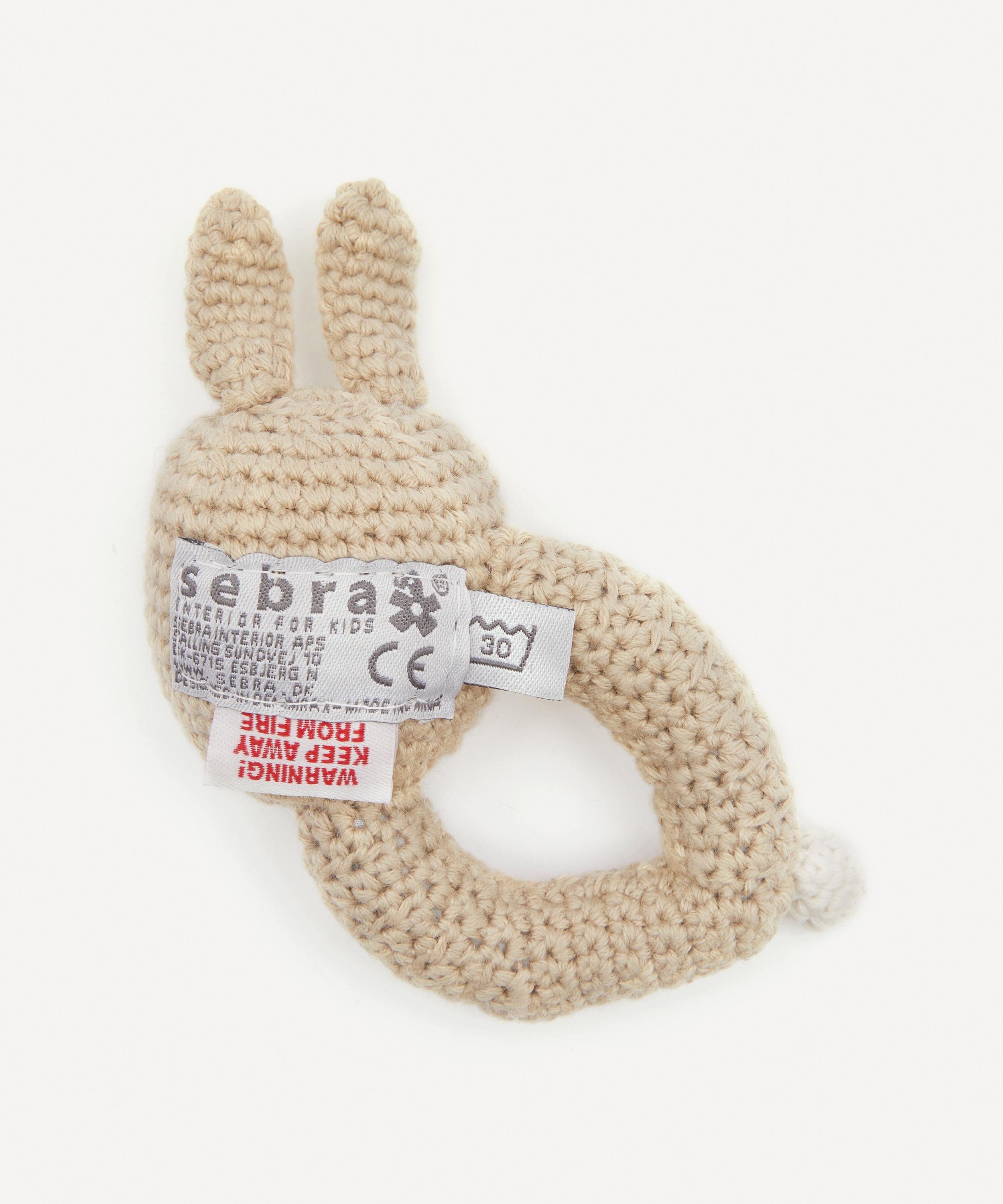 Sebra - Moonlight the Hare Crochet Rattle image number 2
