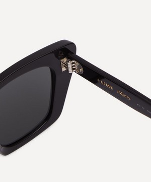 Celine - Acetate Oversized Angular Sunglasses image number 2