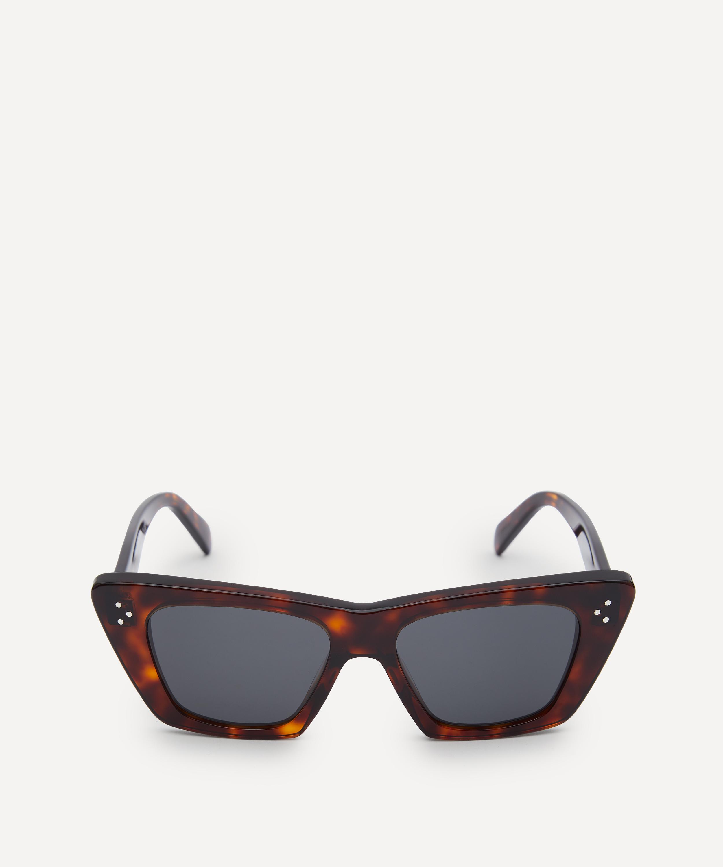 CELINE EYEWEAR Oversized cat-eye acetate optical glasses