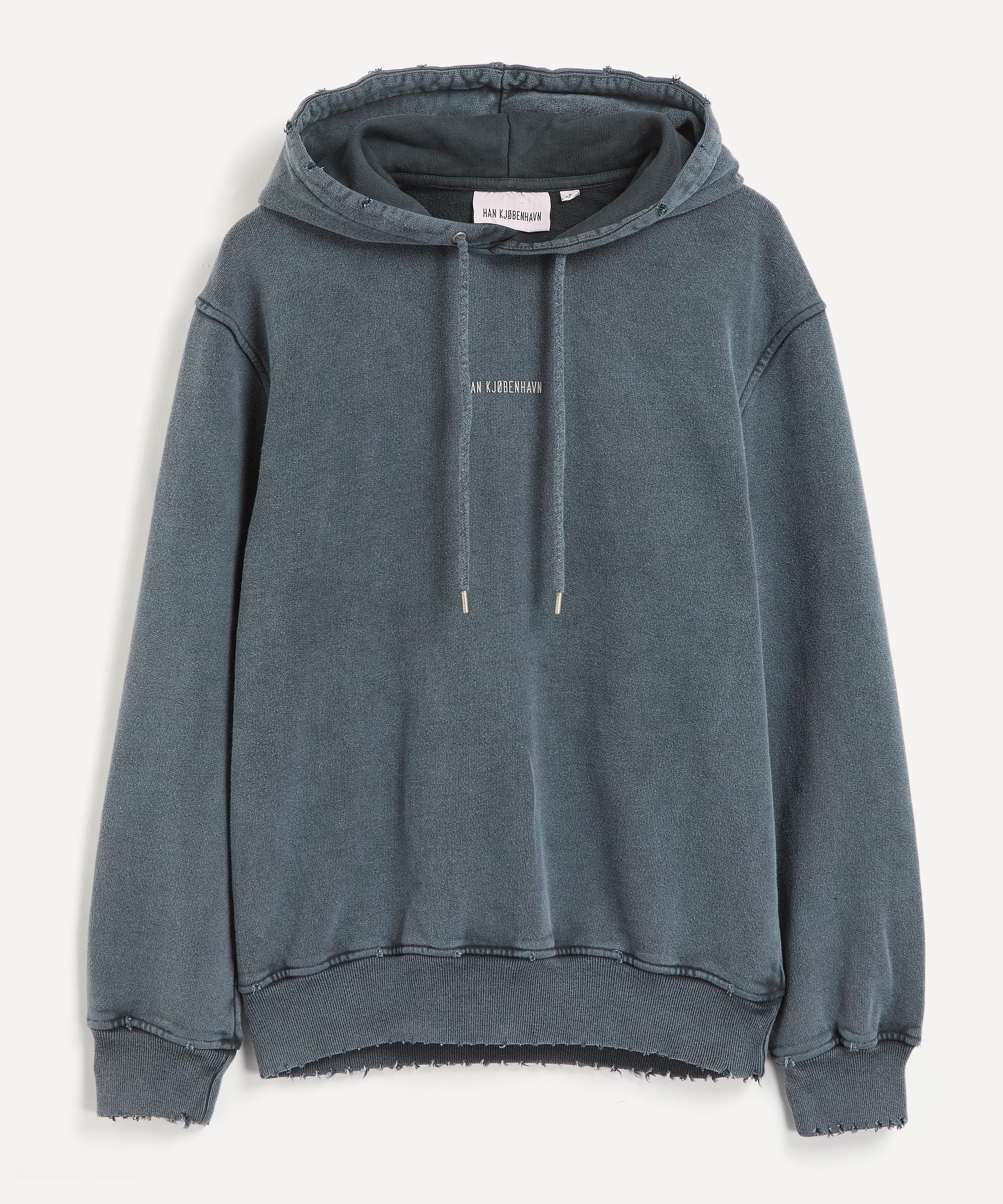 Han Kjobenhavn - Distressed Logo Hoodie image number 0