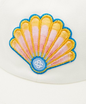 Casablanca - Embroidered Shell Cotton Twill Cap image number 2