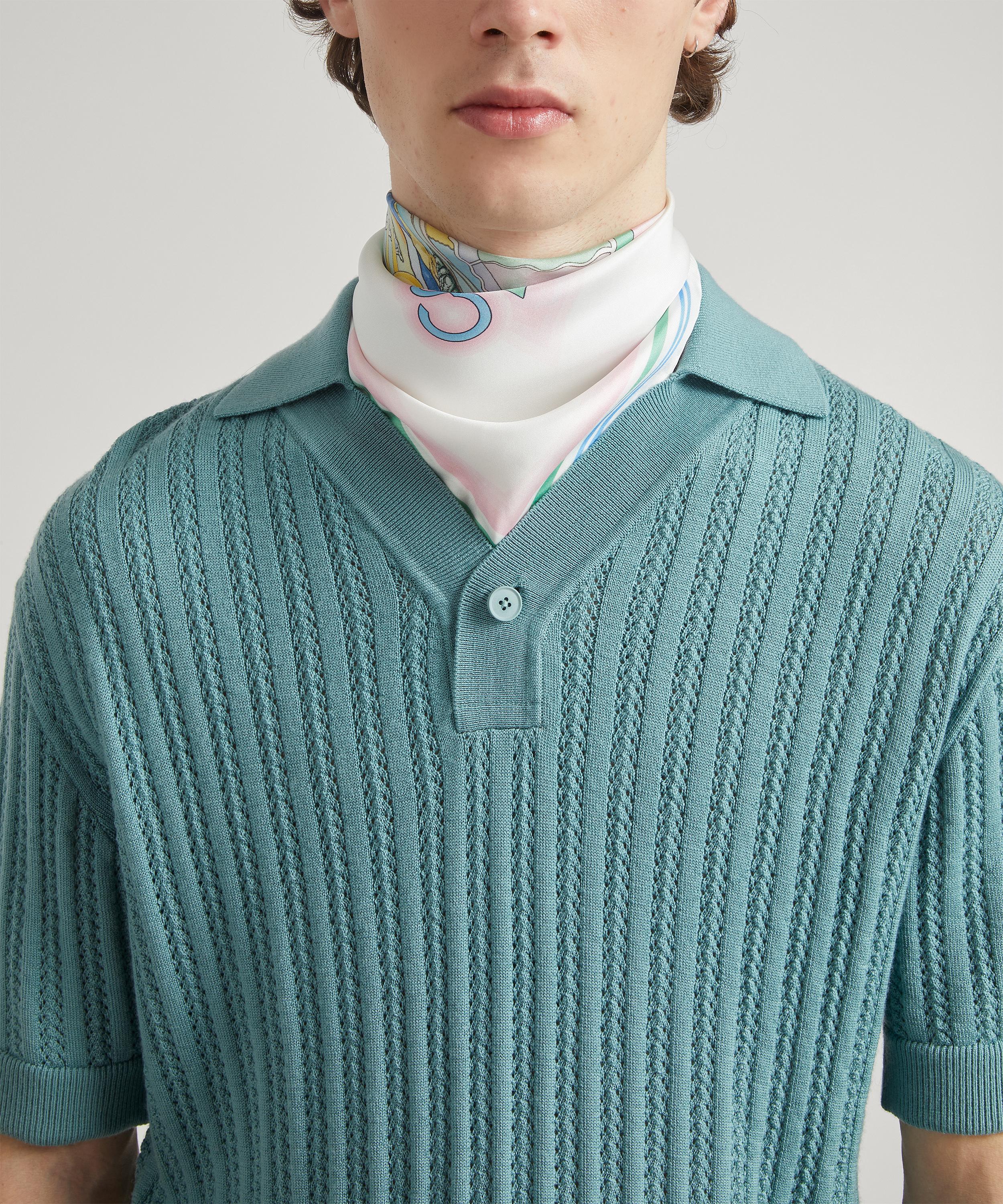 Casablanca - Tennis Club Printed Silk Scarf image number 1