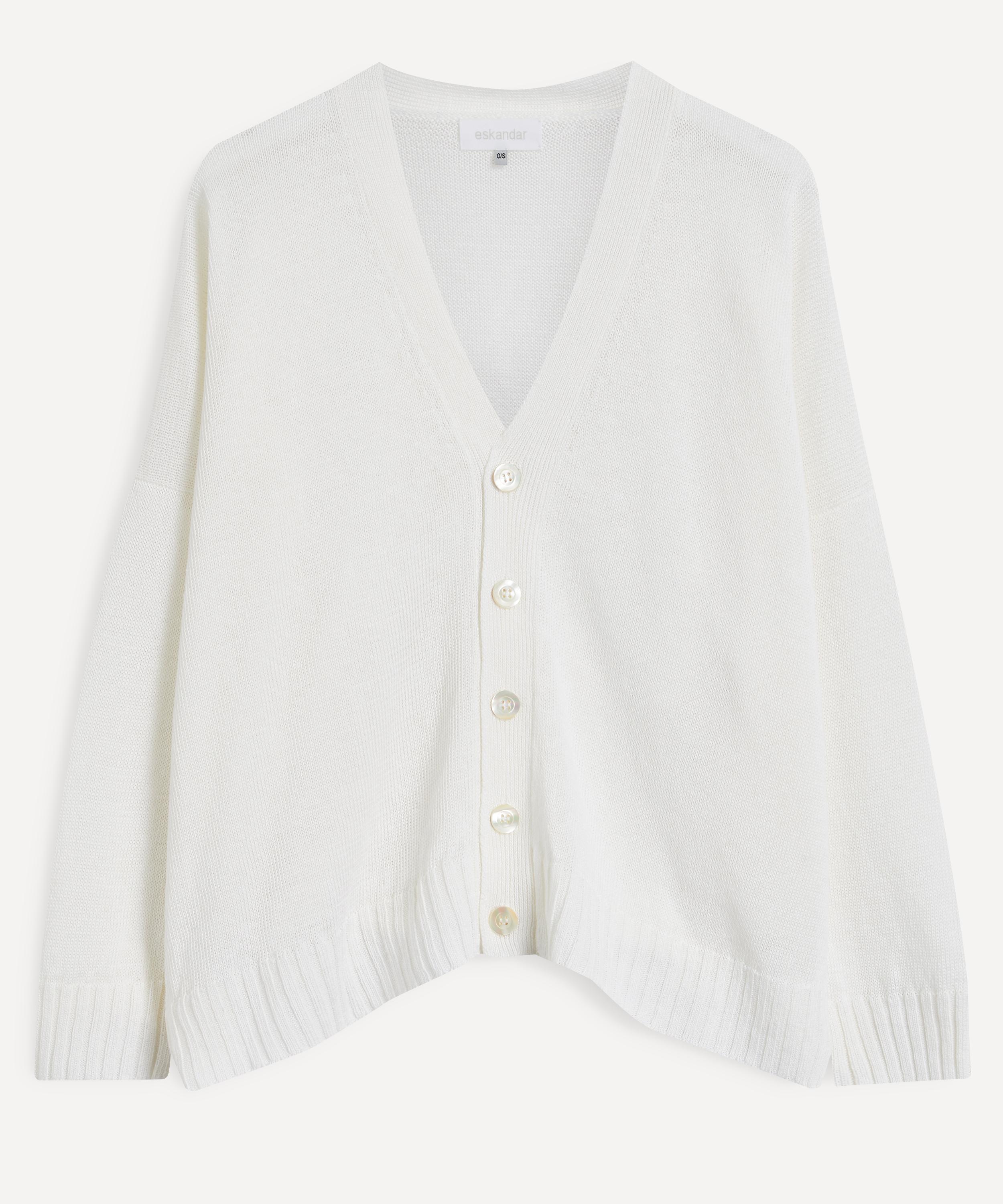 Eskandar Oversized Linen Cardigan | Liberty