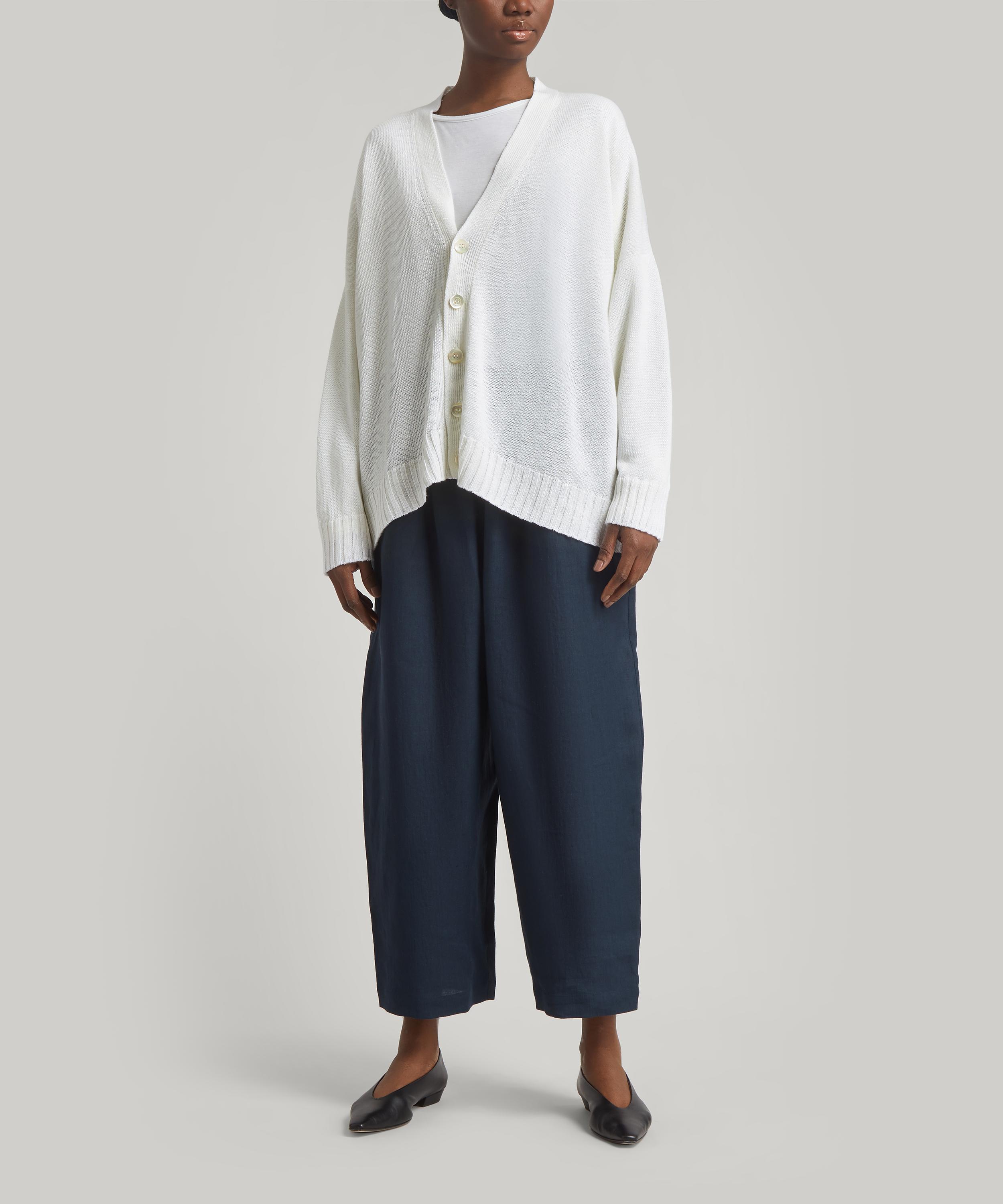 【2025年最新】海外限定の人気アイテム Eskandar Oversized Linen Cardigan | Liberty トップス