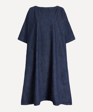 Eskandar - 3/4 Sleeve Scoop-Neck T-Shirt Dress image number 0