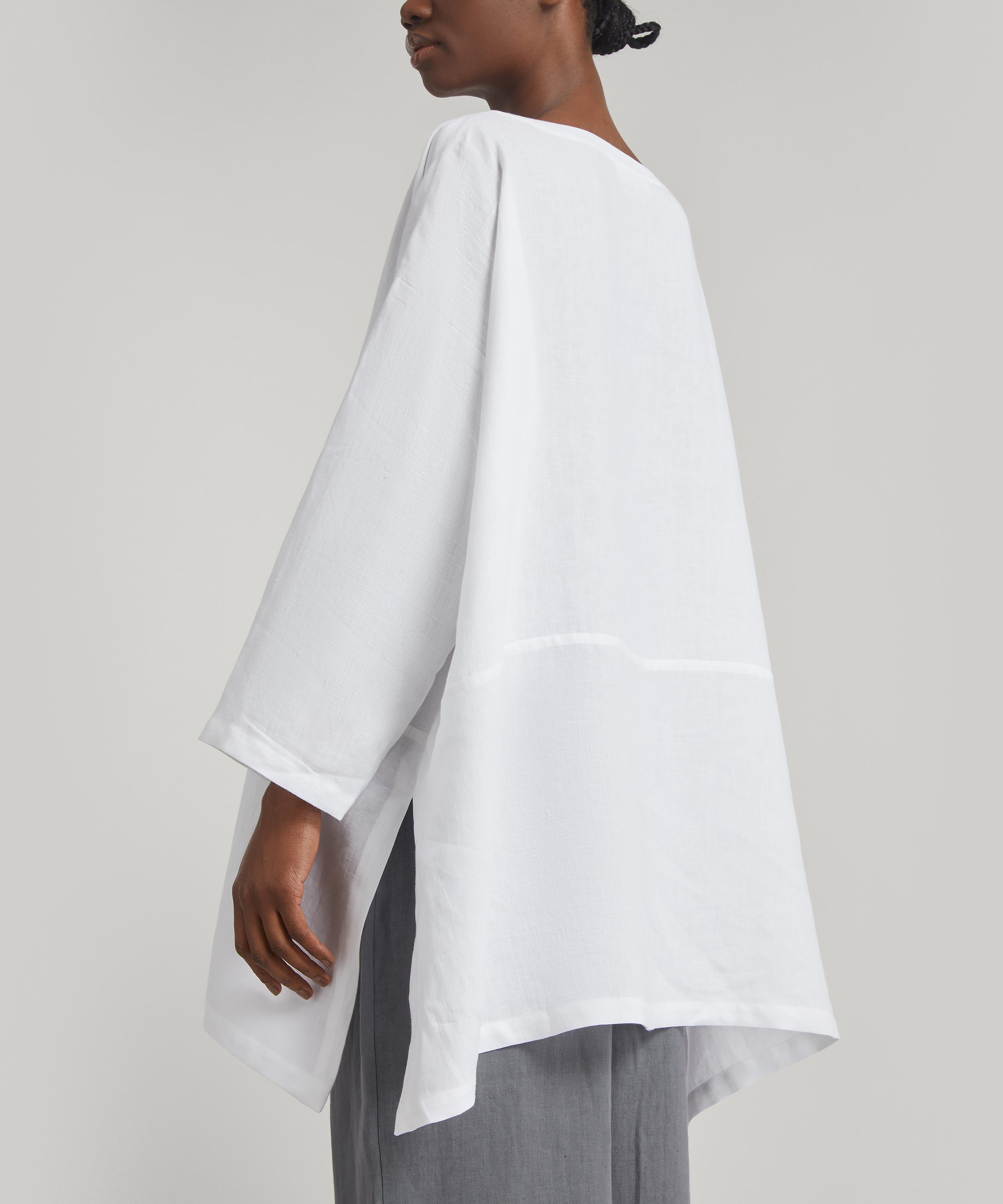 Eskandar - Wide Scoop-Neck Tunic image number 3