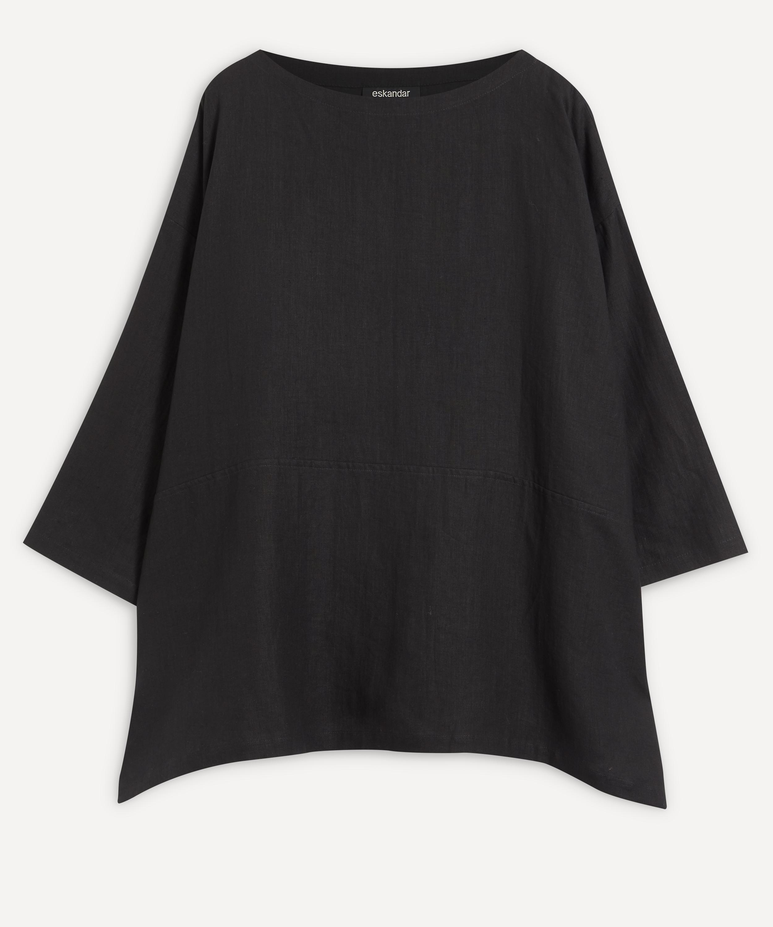Wide Scoop-Neck Tunic