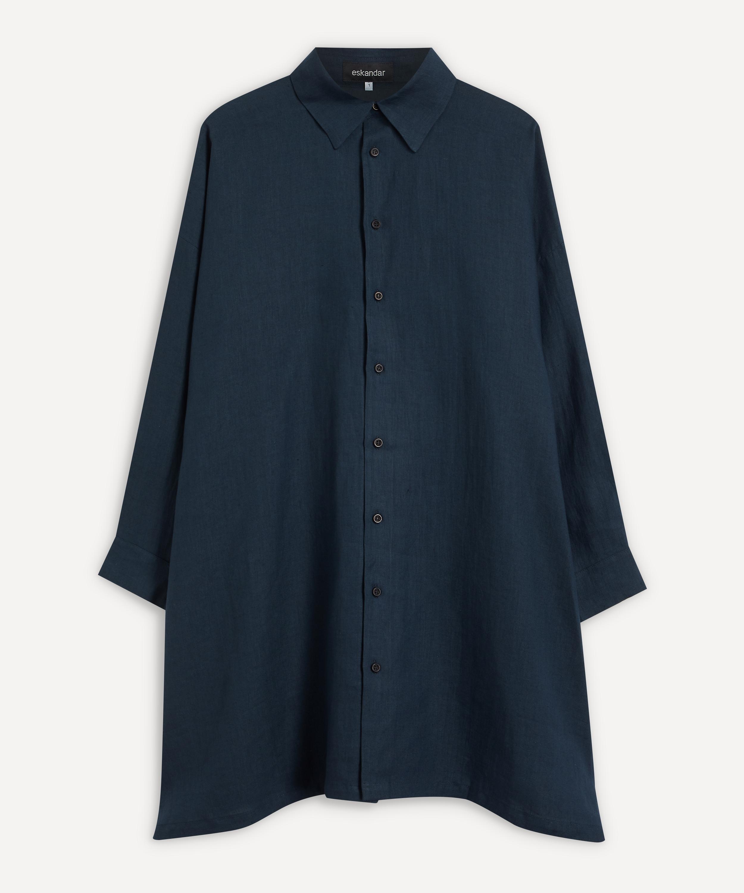 Eskandar - Wide A-Line Collar Shirt image number 0