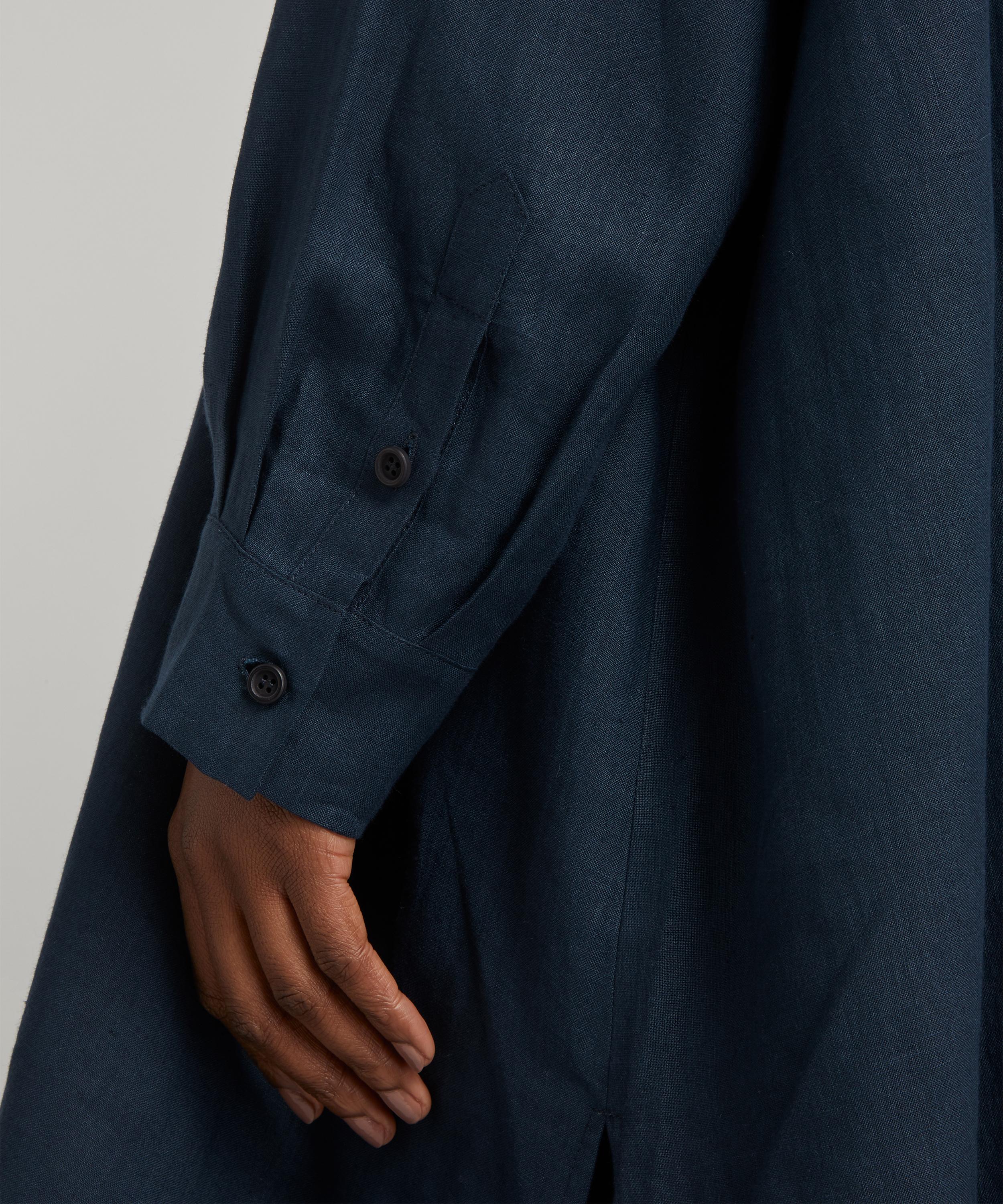 Eskandar - Wide A-Line Collar Shirt image number 4