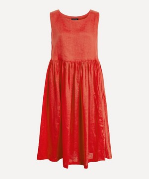 Eskandar - Sleeveless Linen Midi-Dress image number 0