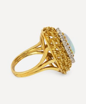 Kojis - 18ct Gold 1960s Opal and Diamond Ring image number 3