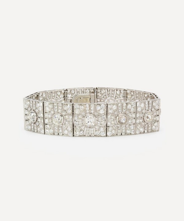 Kojis - Platinum 1920s Art Deco Diamond Bracelet image number null