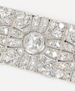 Kojis - Platinum 1920s Art Deco Diamond Bracelet image number 3