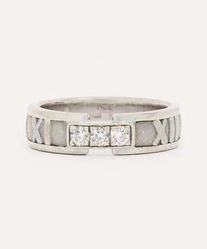 Kojis - 18ct White Gold Tiffany & Co Atlas Diamond Ring image number 0