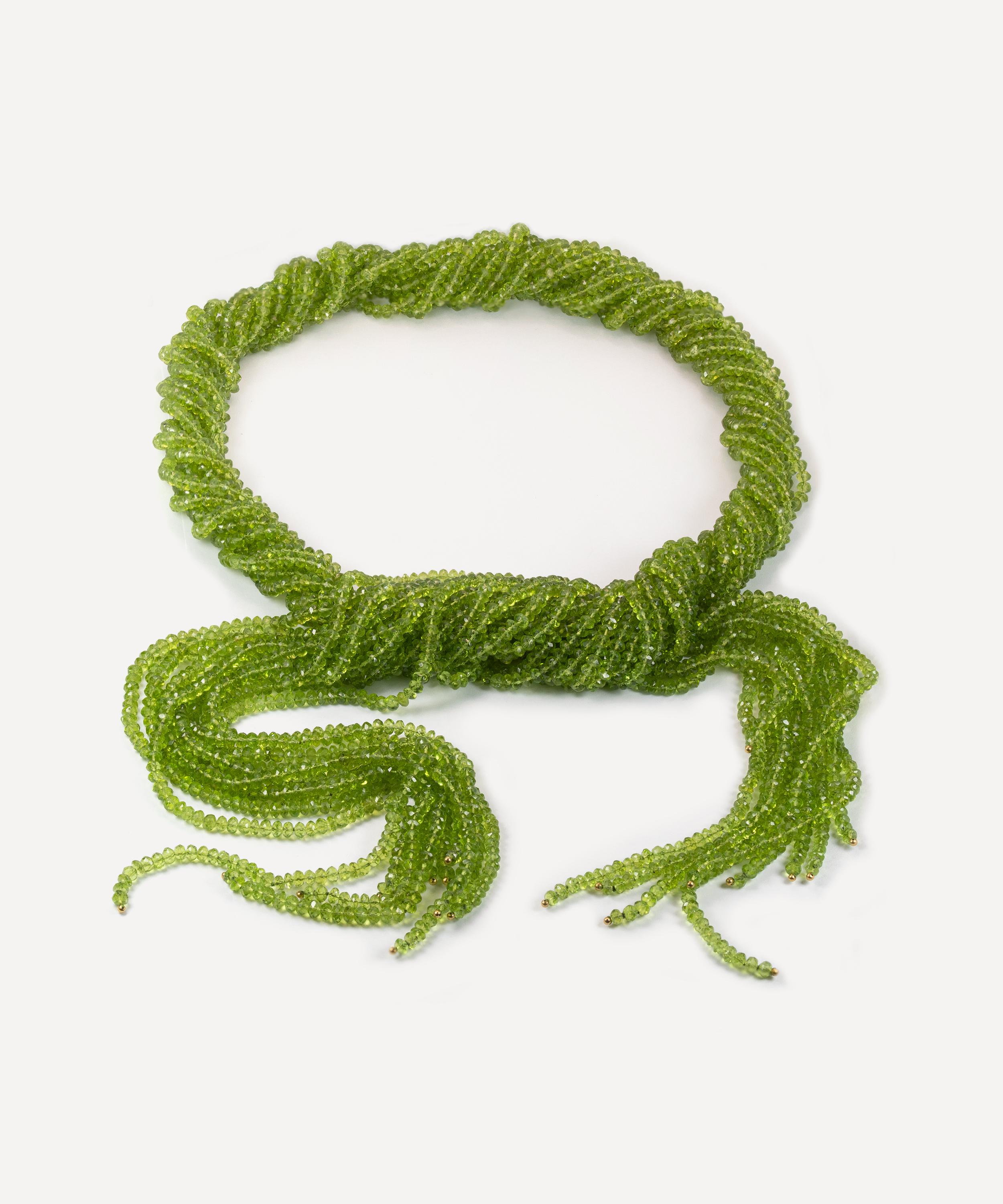 Kojis - Peridot Scarf Necklace image number 0