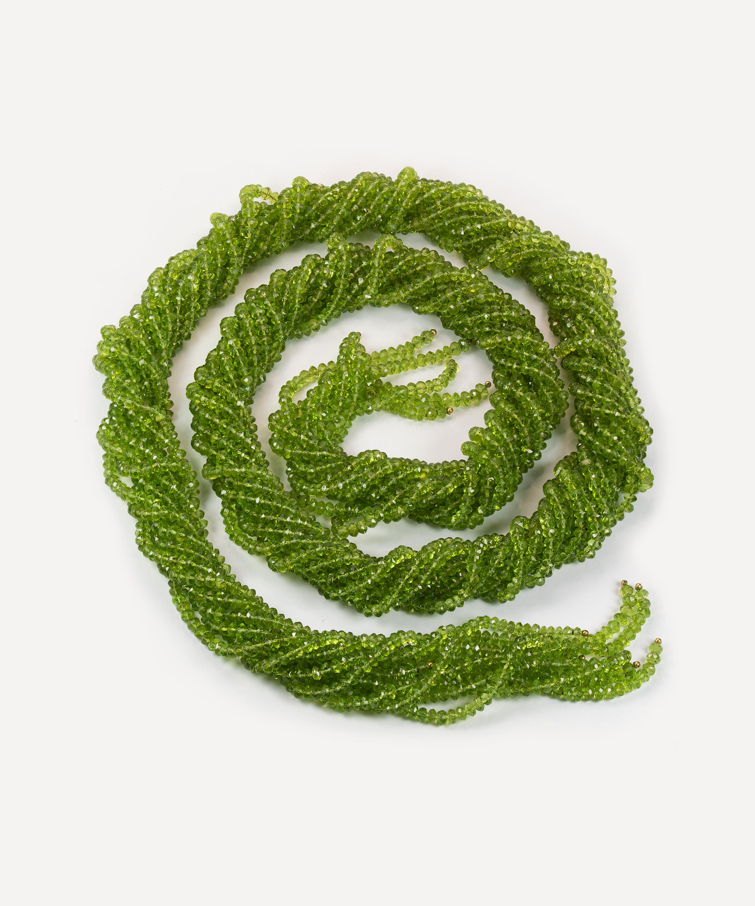 Kojis - Peridot Scarf Necklace image number 2