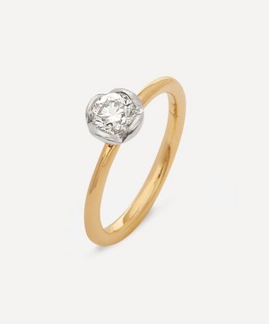Annoushka - 18ct Gold and White Gold Marguerite 0.50ct Diamond Solitaire Engagement Ring image number 2