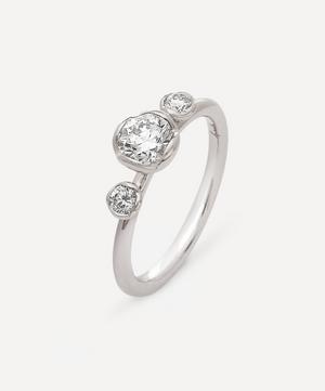 Annoushka - 18ct White Gold Marguerite 0.50ct Diamond Three Stone Engagement Ring image number 2