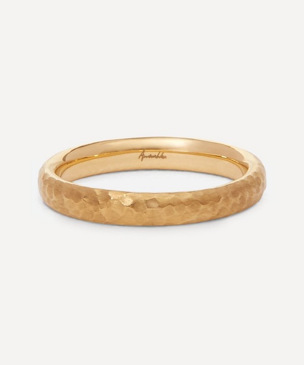 Annoushka - 18ct Gold Organza 3mm Band Ring image number null