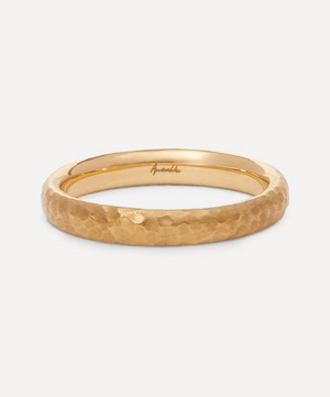 Annoushka - 18ct Gold Organza 3mm Band Ring image number 0