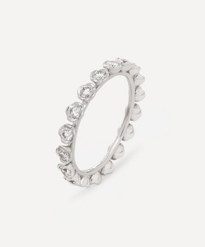 Annoushka - 18ct White Gold Marguerite Diamond Eternity Ring image number 0