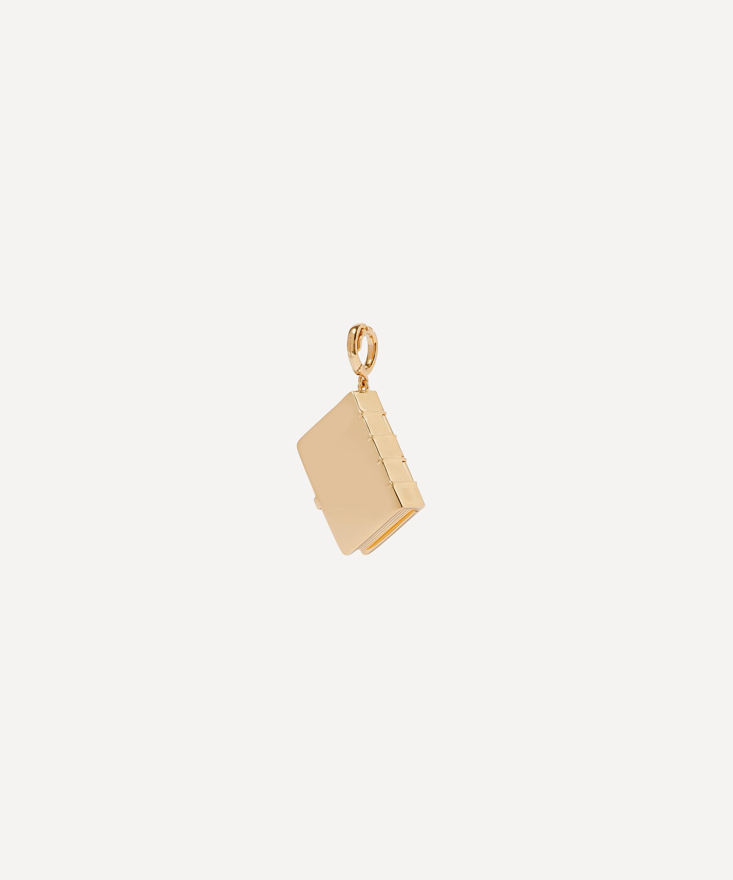 Annoushka - 18ct Gold Mythology Diamond Book Locket Charm image number 2