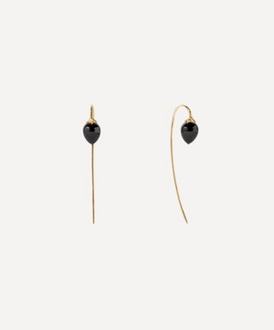Annoushka - 18ct Gold Onyx French Hook Earrings image number 0