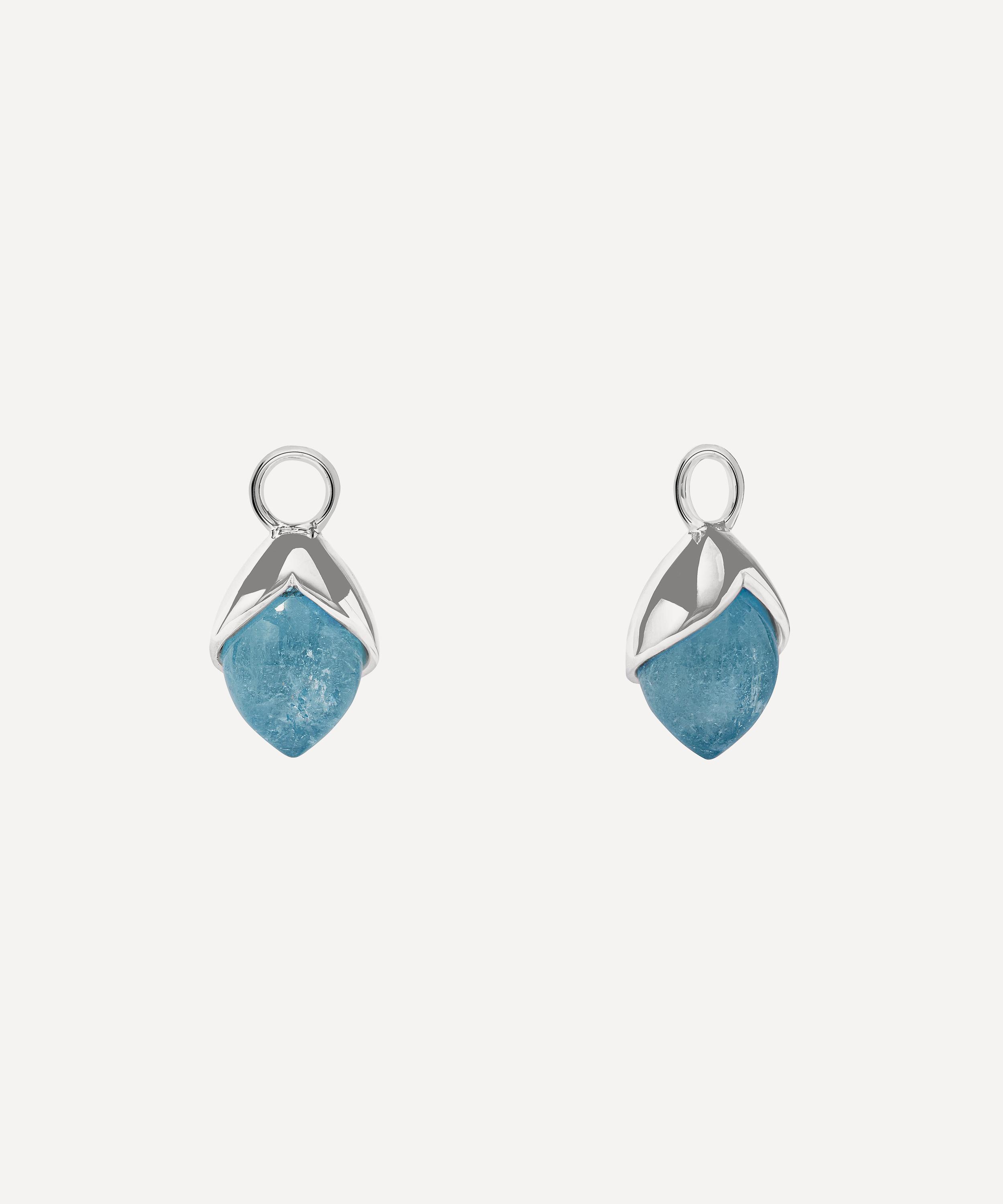 Annoushka - 18ct White Gold Aquamarine Earring Drops image number 1