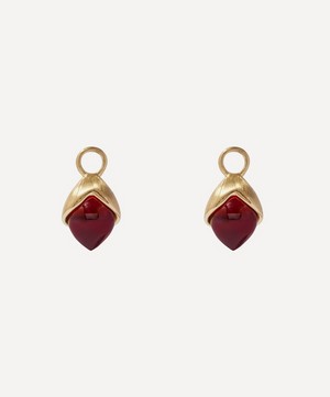 Annoushka - 18ct Gold Garnet Earring Drops image number 0