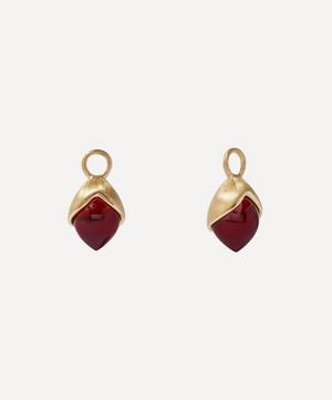 Annoushka - 18ct Gold Garnet Earring Drops image number 1