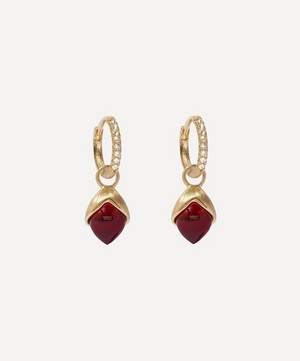 Annoushka - 18ct Gold Garnet Earring Drops image number 2