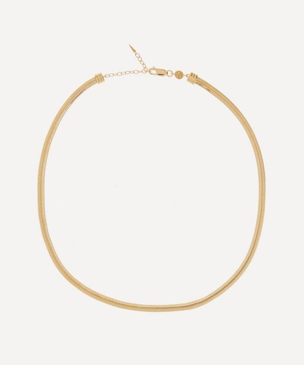 Missoma - 18ct Gold Plated Vermeil Silver Flat Snake Chain Necklace