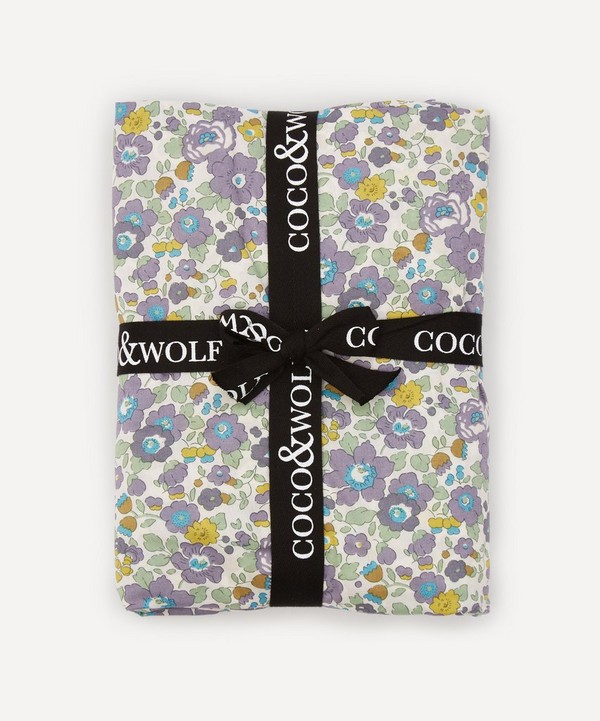 Coco & Wolf - Betsy Organic Cot Bed Fitted Sheet image number null