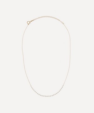 Mizuki - 14ct Gold Centred Baby Pearl Necklace image number 0