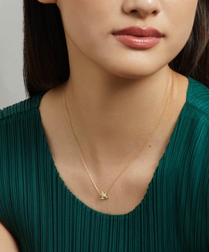 Brooke Gregson - 18ct Gold Diamond Sunbeam Pendant Necklace image number 1