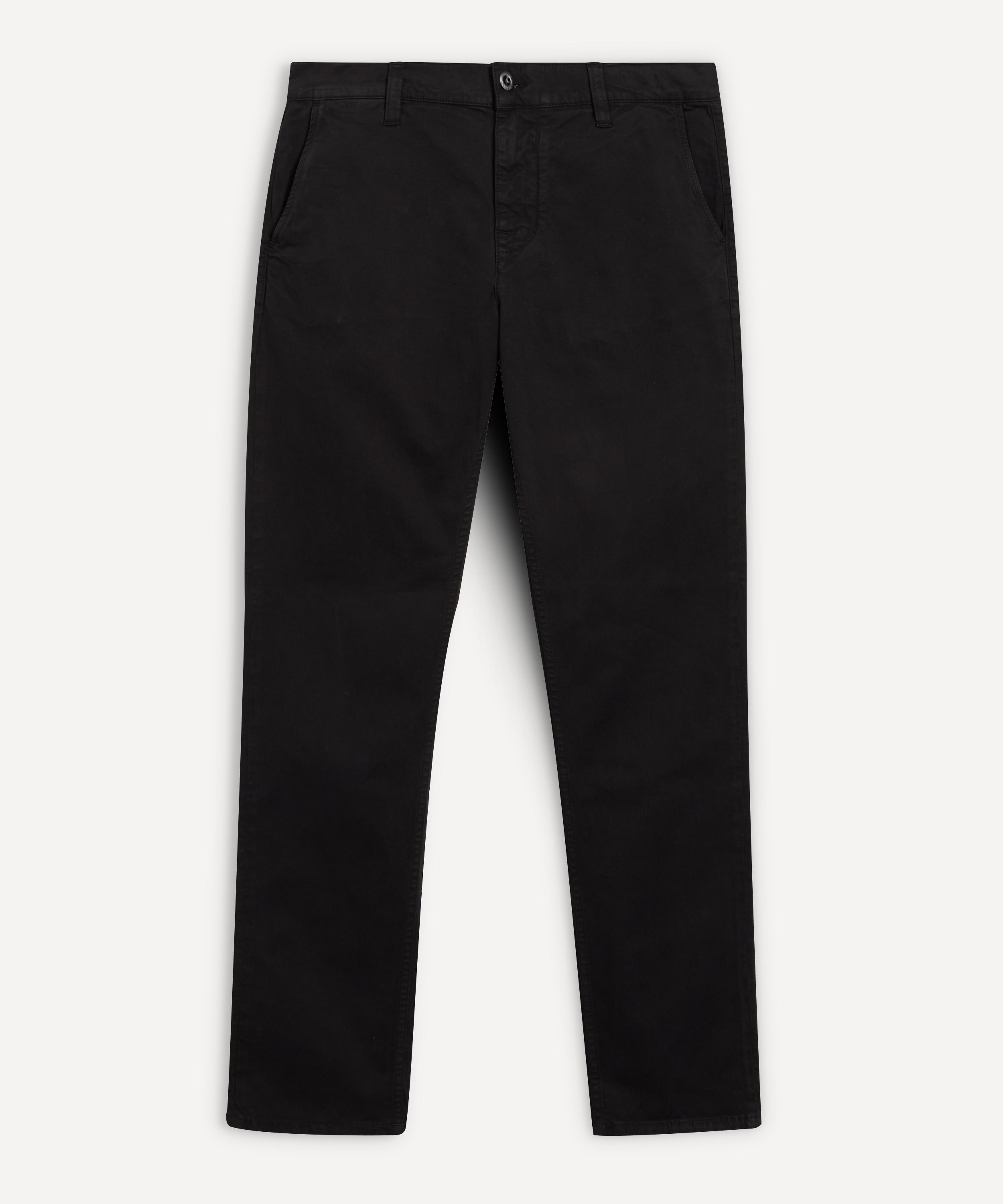 Nudie Jeans Easy Alvin Black Chinos | Liberty