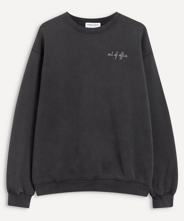 Maison Labiche - Out Of Office Crew-Neck Sweatshirt image number null
