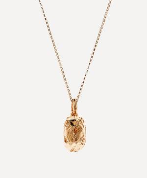 Gold-Plated The Fragmented Amulet Pendant Necklace