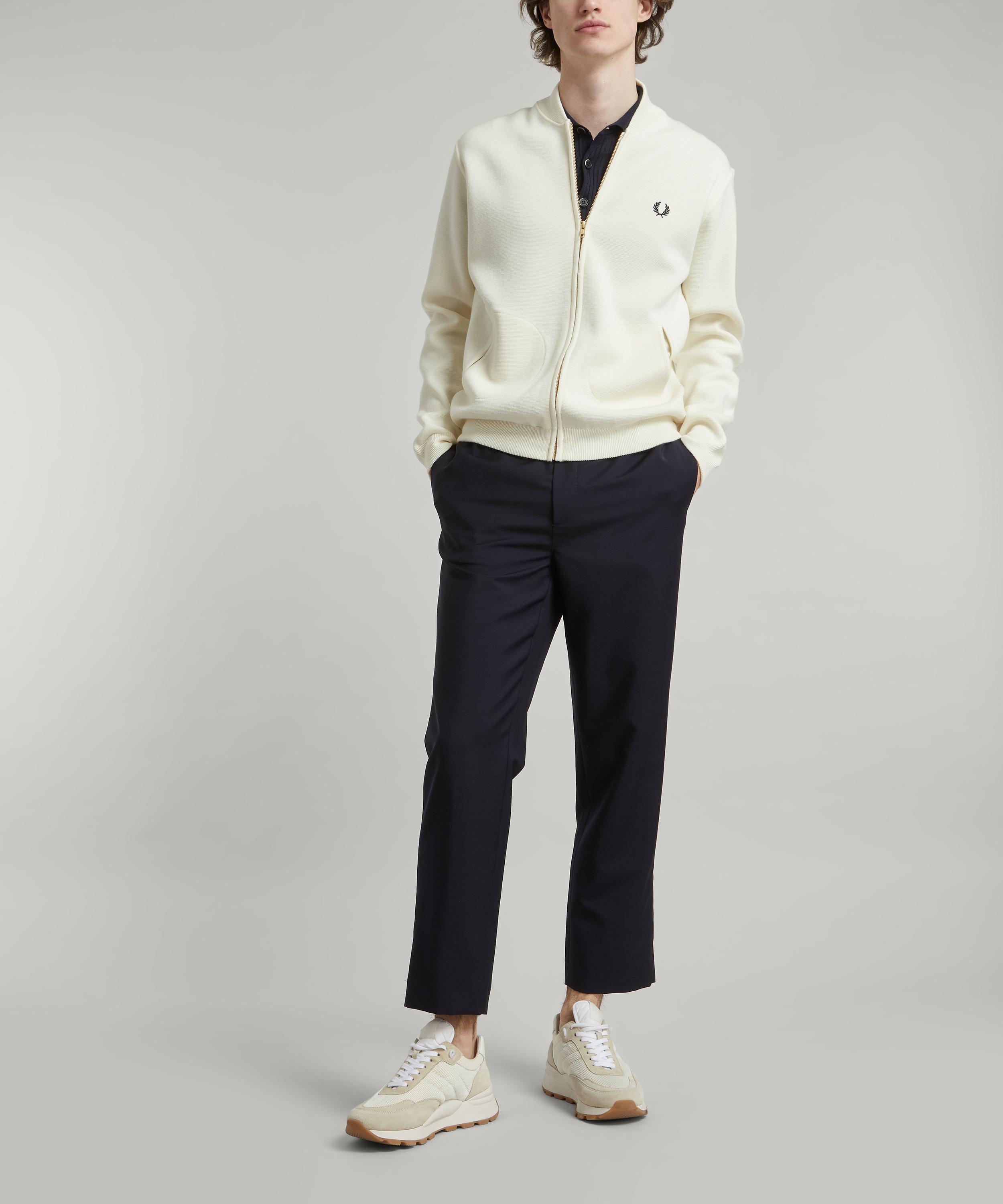 FRED PERRY Flat Knit Insert Track Jacket