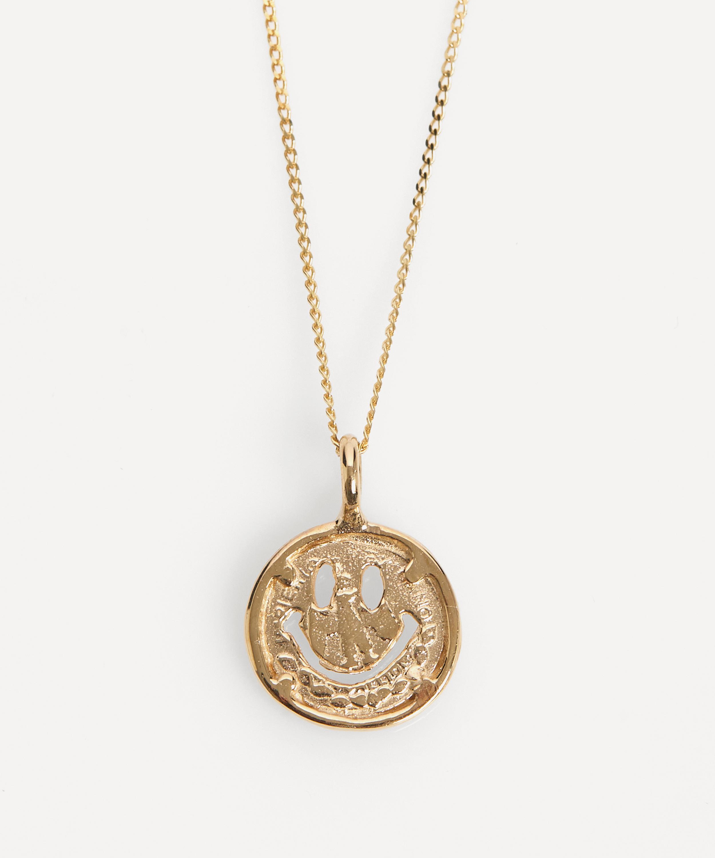 Johnny Hoxton - 9ct Gold Happy Boi Macro Pendant Necklace image number 0