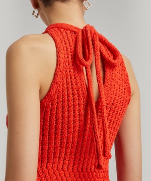 Acne Studios - Crochet Knit Dress image number 4