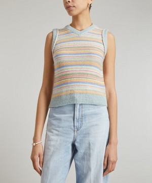 Acne Studios - Striped Sweater Vest image number 1