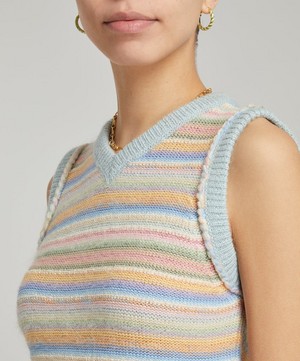 Acne Studios - Striped Sweater Vest image number 4