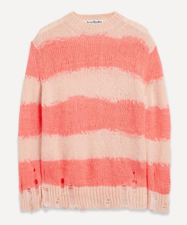 Acne Studios - Distressed Striped Jumper image number null