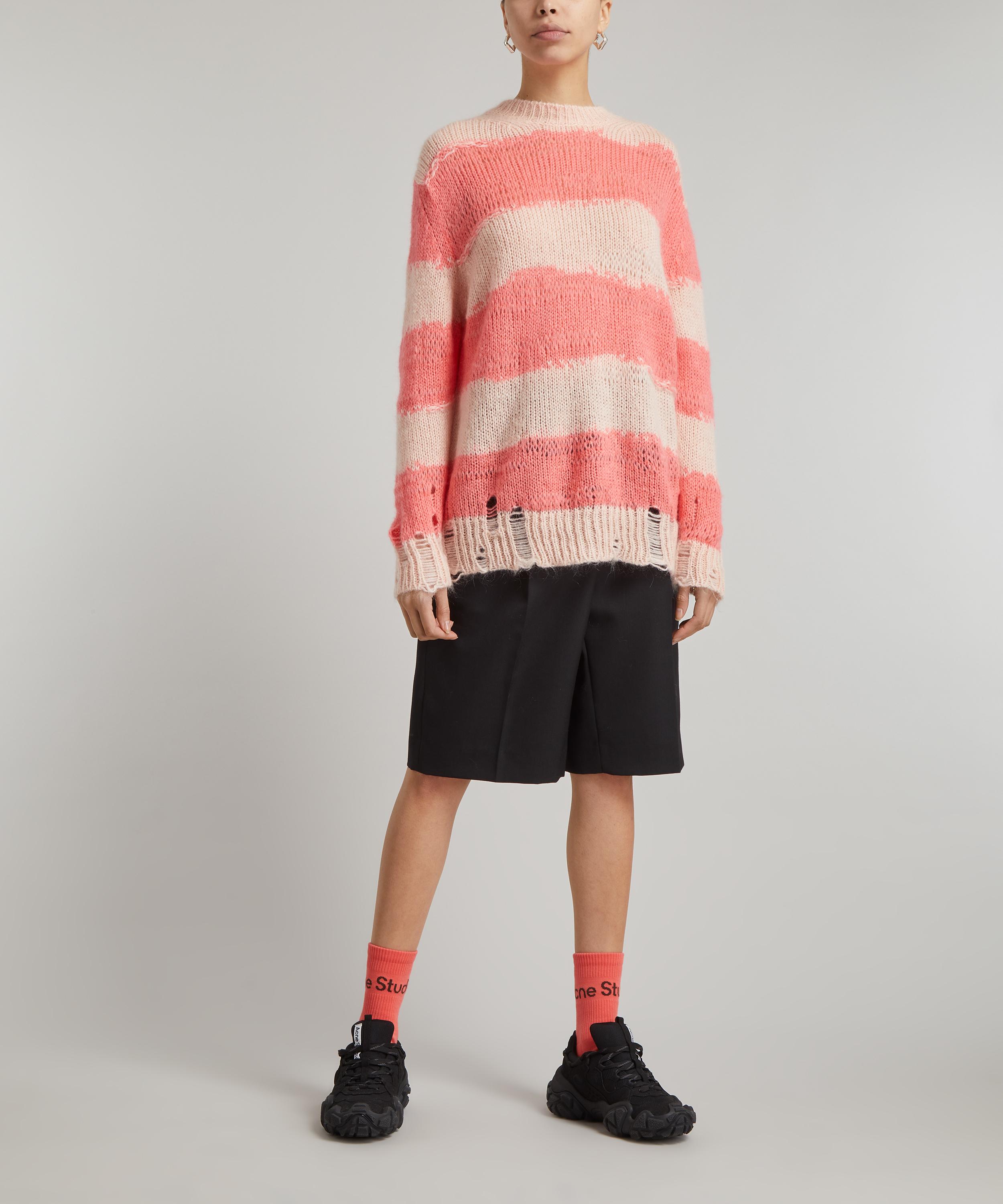 Acne Studios - Distressed Striped Jumper image number 2