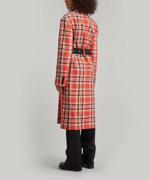 Acne Studios - Belted Check Coat image number 3