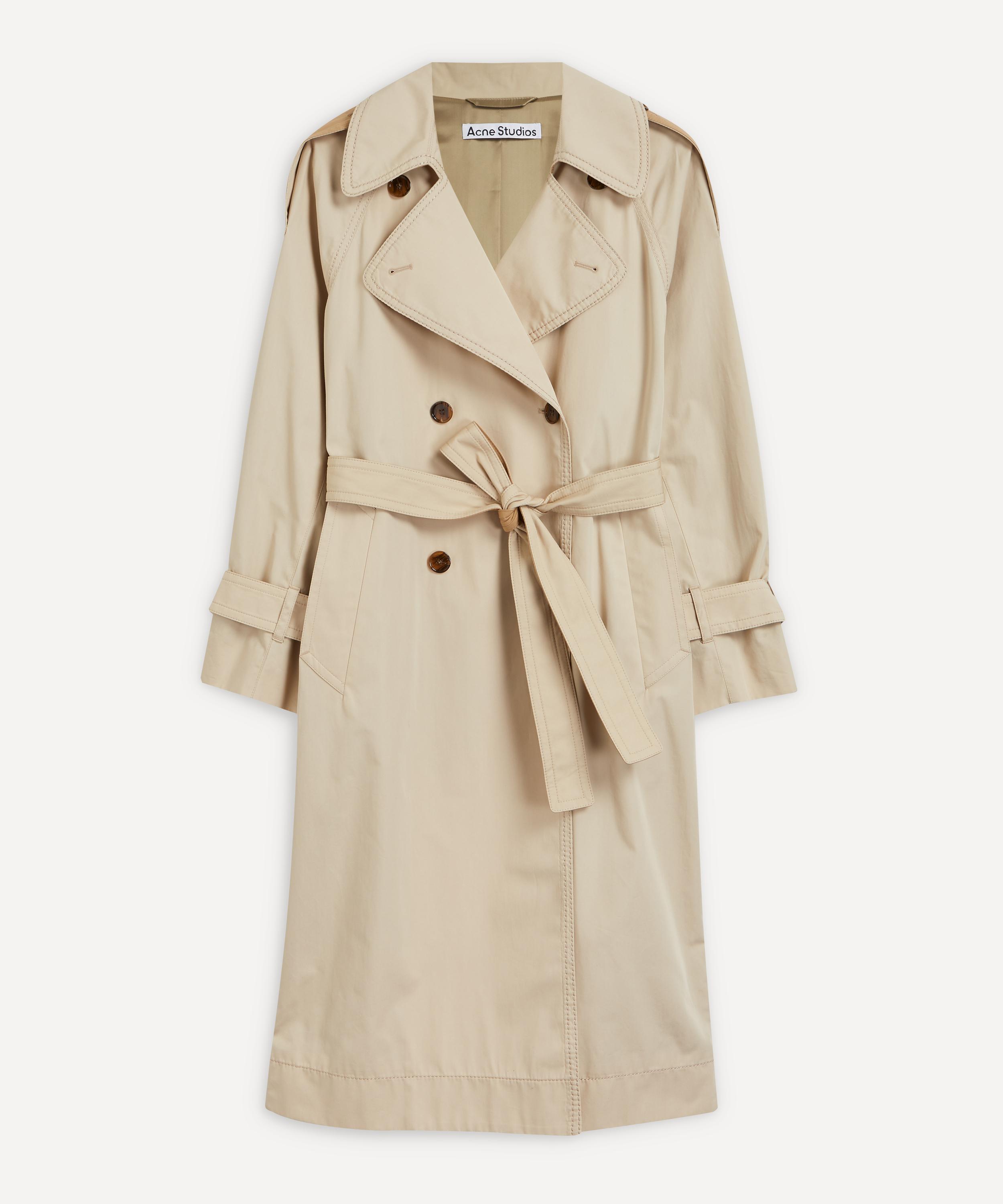 Double-Breasted Chino Trench Coat